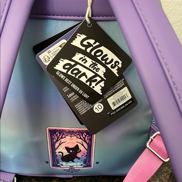 Loungefly hocus pocus glows in the dark backpack. - Picture 7 of 10